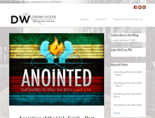 Tablet Screenshot of dwainwolfe.org